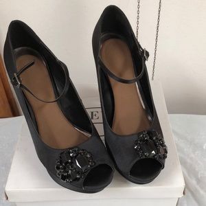 Steve Madden satin platforms